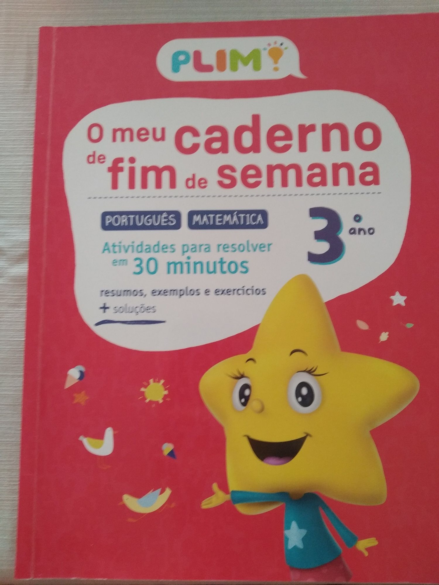 Plim - livro de fichas 3° ano português e matemática