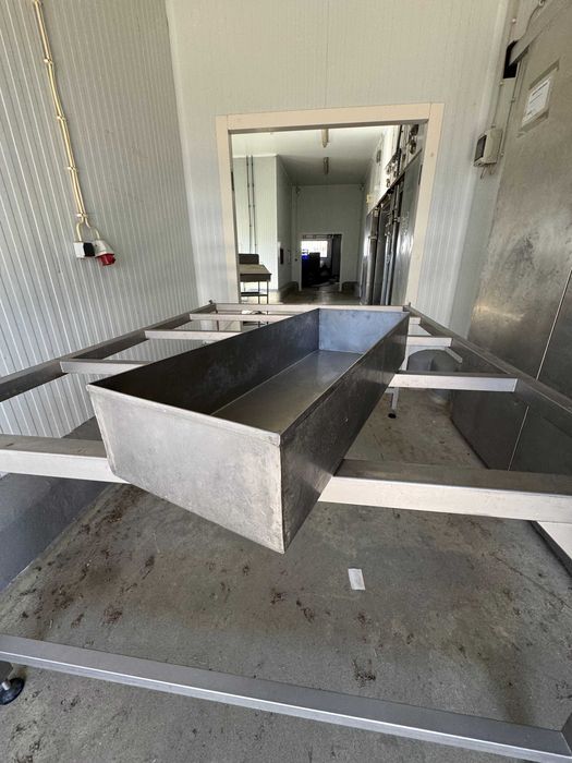 Tabuleiro em Inox - 30x80x15 cm