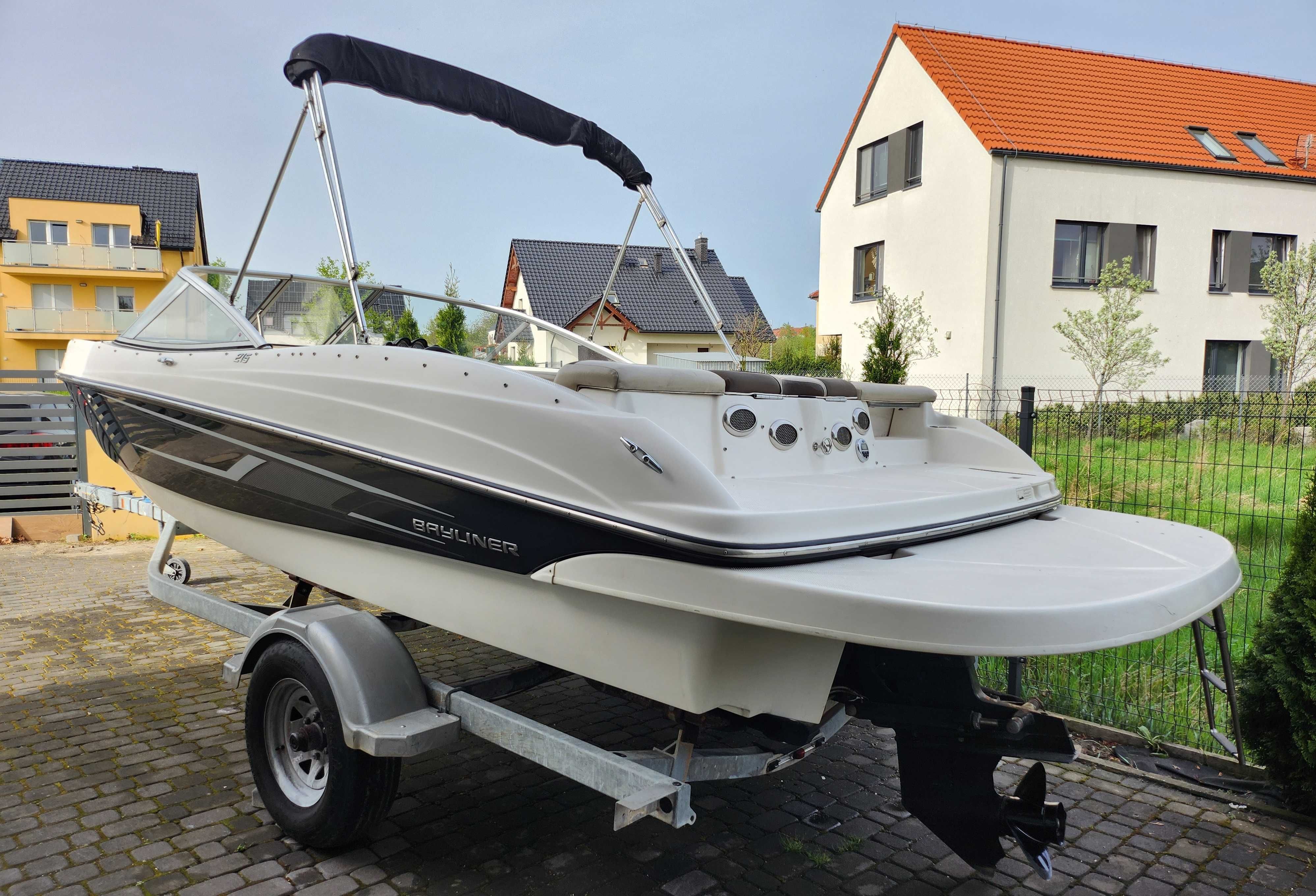Łódź motorowa BAYLINER 215 rok 2015.Zadbana i czysta.Zobacz!
