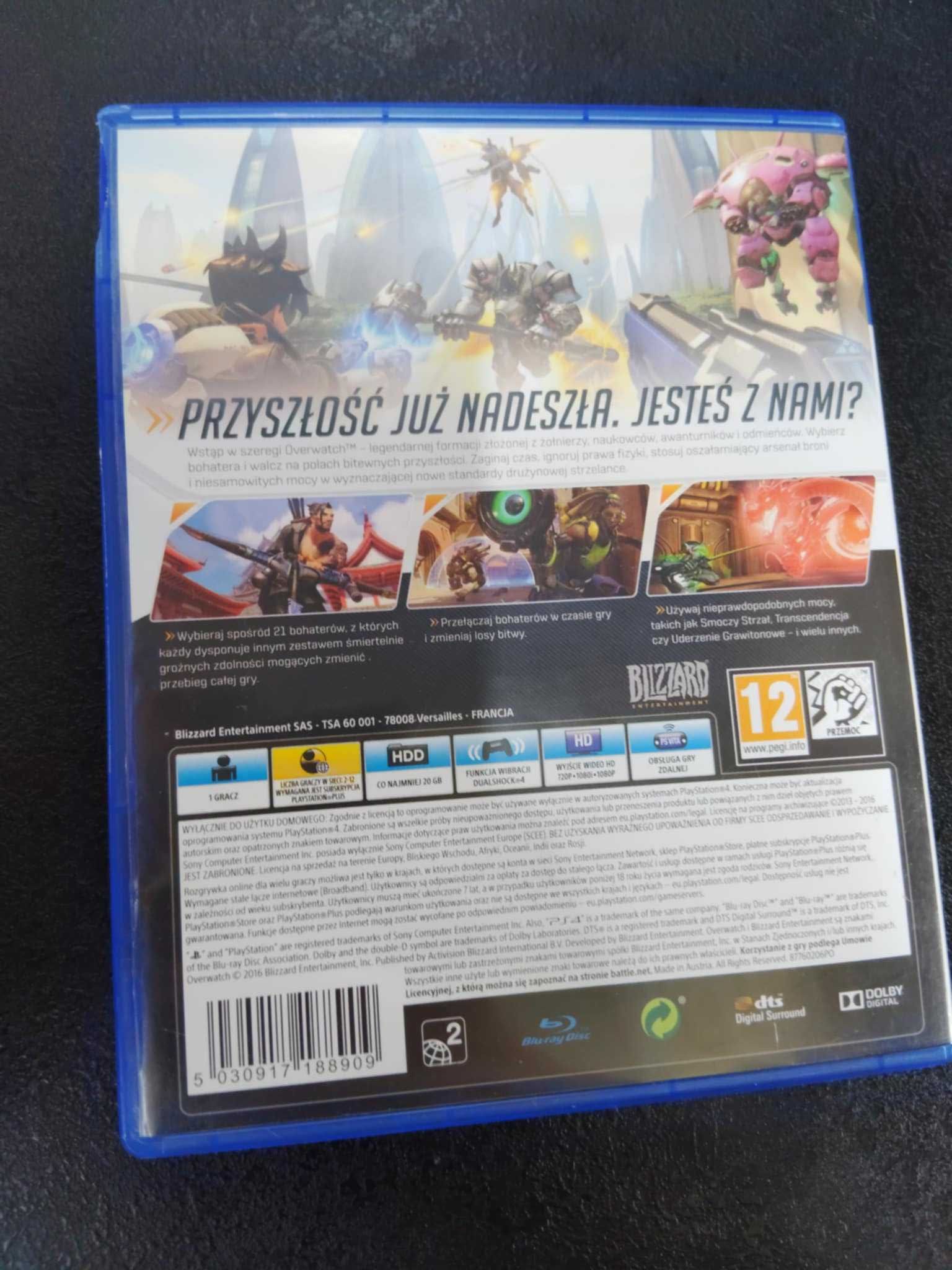 Overwatch PS4 gra