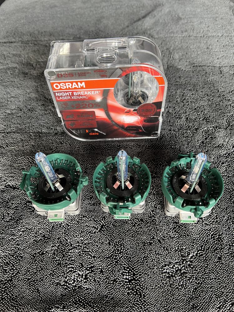 Лампи/лампочки Osram Night Breaker Laser Xenarc Bulbbs D3s Duo