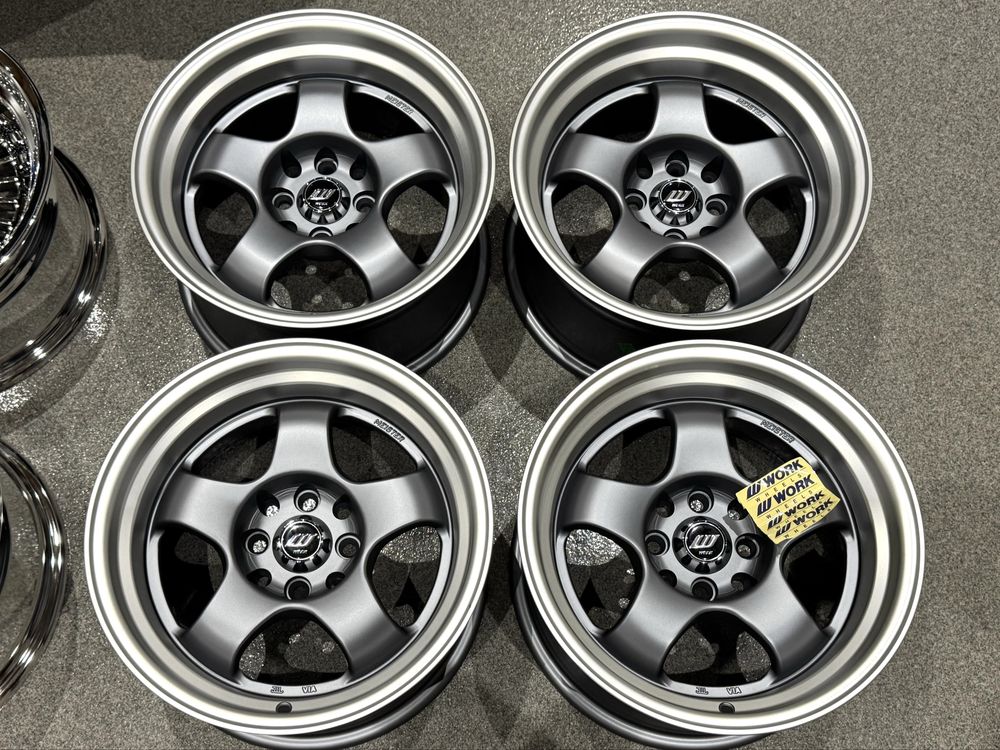 Felgi Work Meister rep 4x100 4x114,3 8.25j Mx5 Miata E30 mesh ssr rant