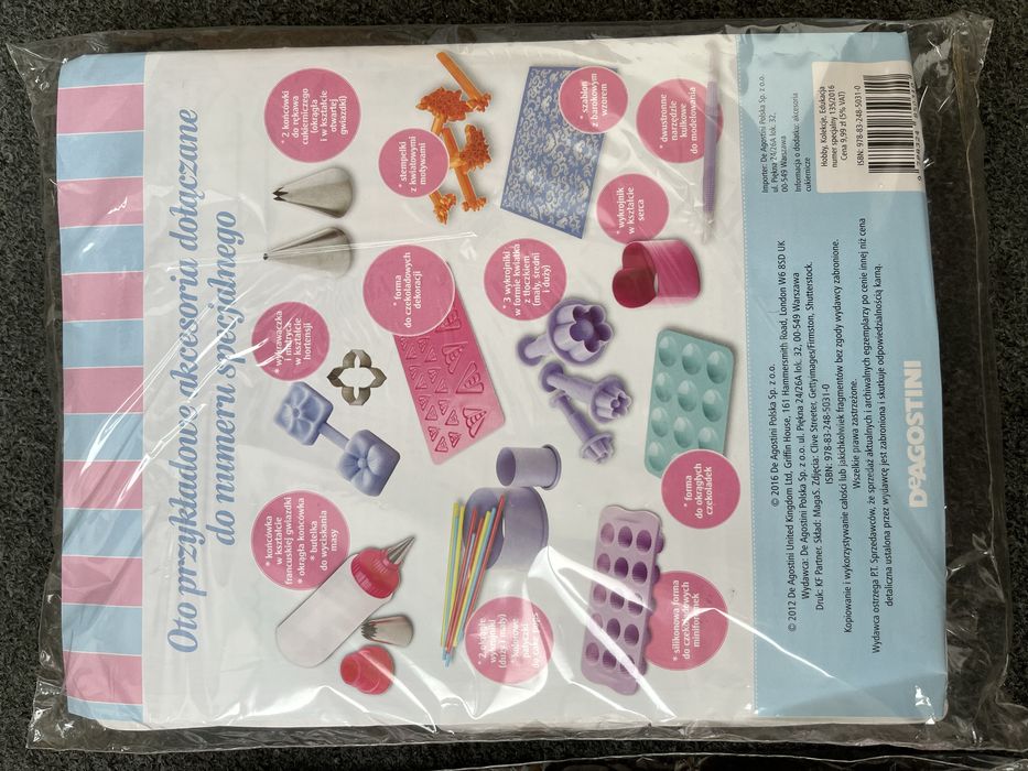 Słodkie inspiracje akcesoria kulinarne do wypieków DeAgostini nowe