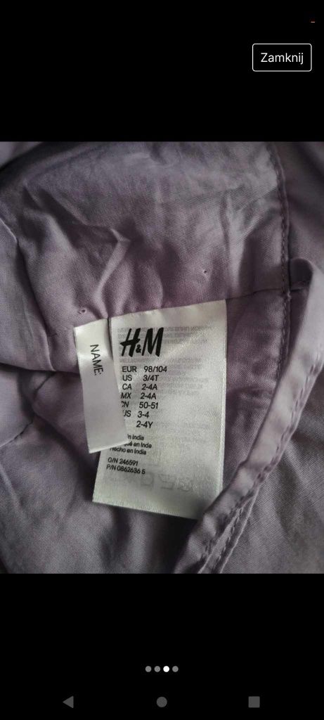 Kapelusz bawełniany H&M