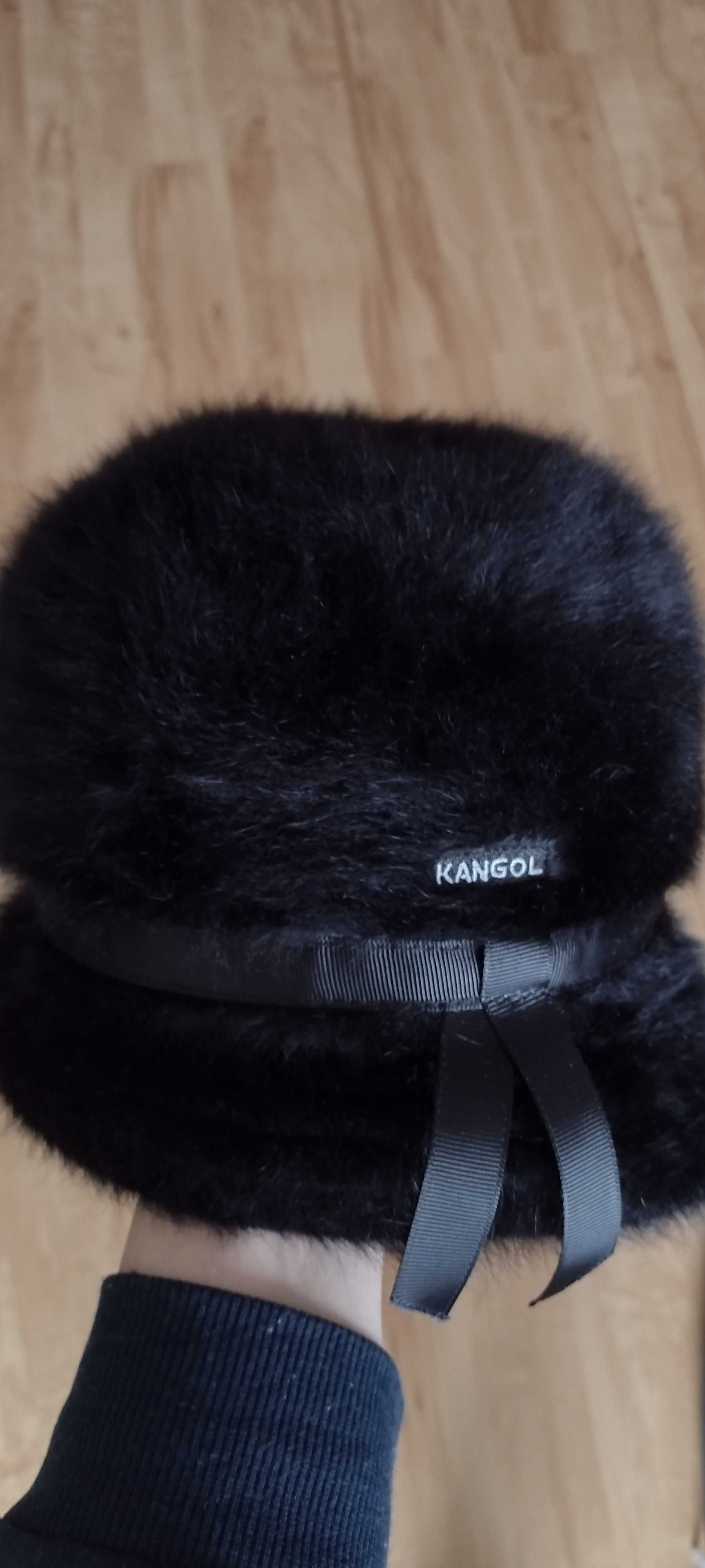 Kapelusz Kangol czarny angora