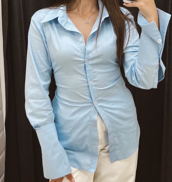 Трендова сорочка з шнурівкою