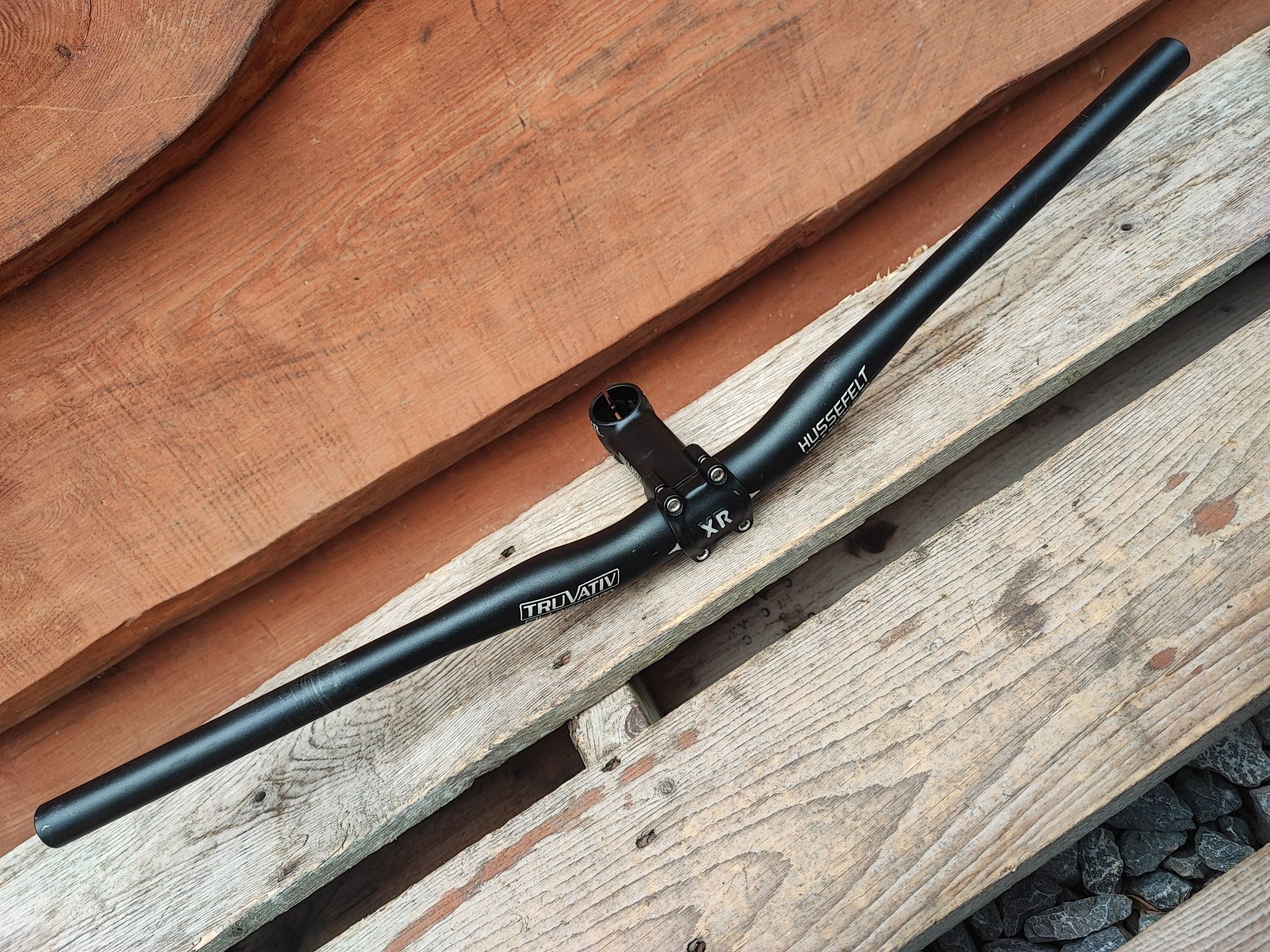 Kierownica i mostek rowerowy Truvativ Hussefelt XR alu 31.8 Retro MTB