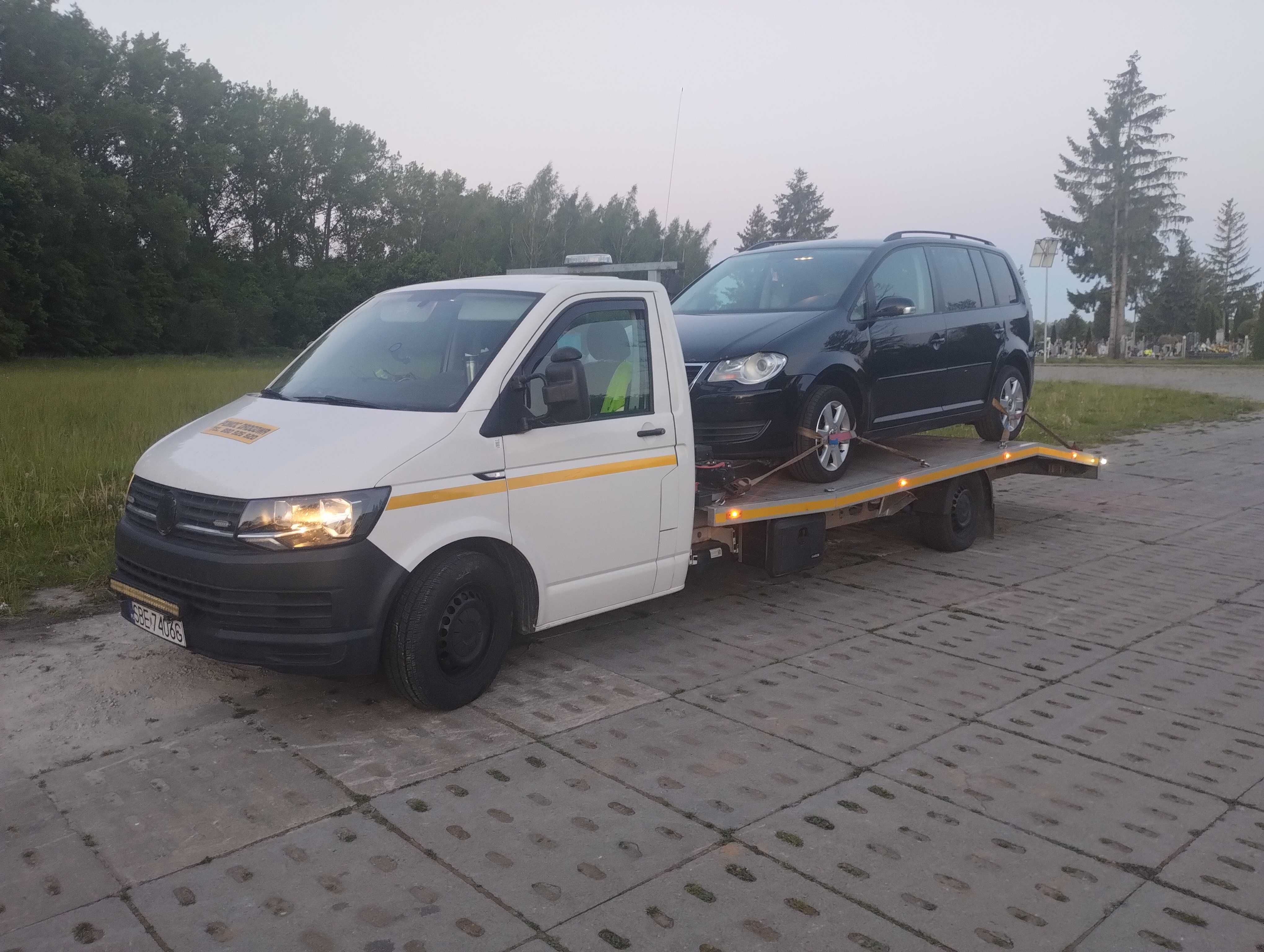 Pomoc drogowa laweta Siewierz Pyrzowice lotnisko Mierzęcice A1 S1 DK86