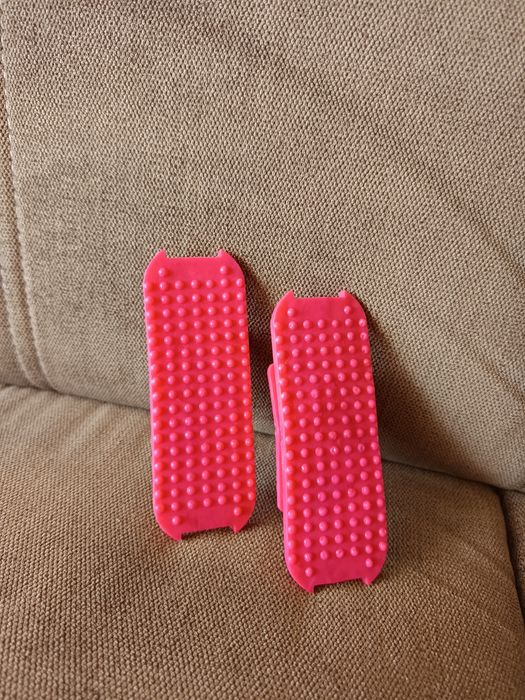 Wkładki gumowe do strzemion różowe 12cm