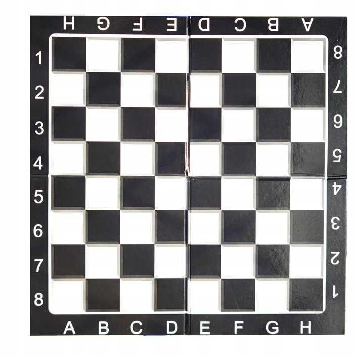 Szachy Warcaby Gra Rodzinna Towarzyska 2W1 ZESTAW 35x35cm