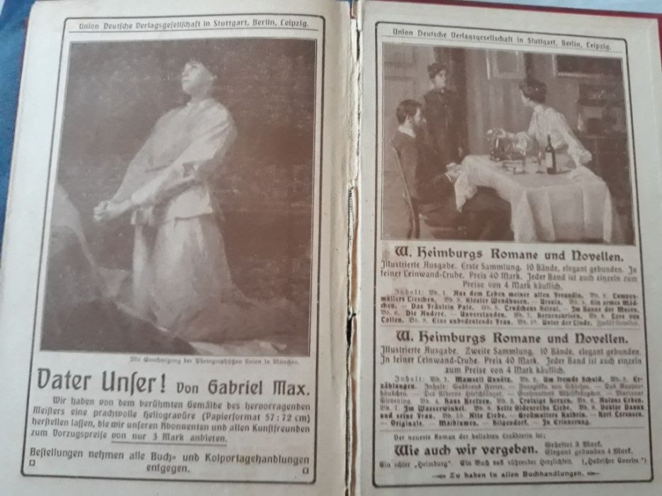 Bibliothek der Unterhaltung und des Wissens 1908. Stara książka antyk