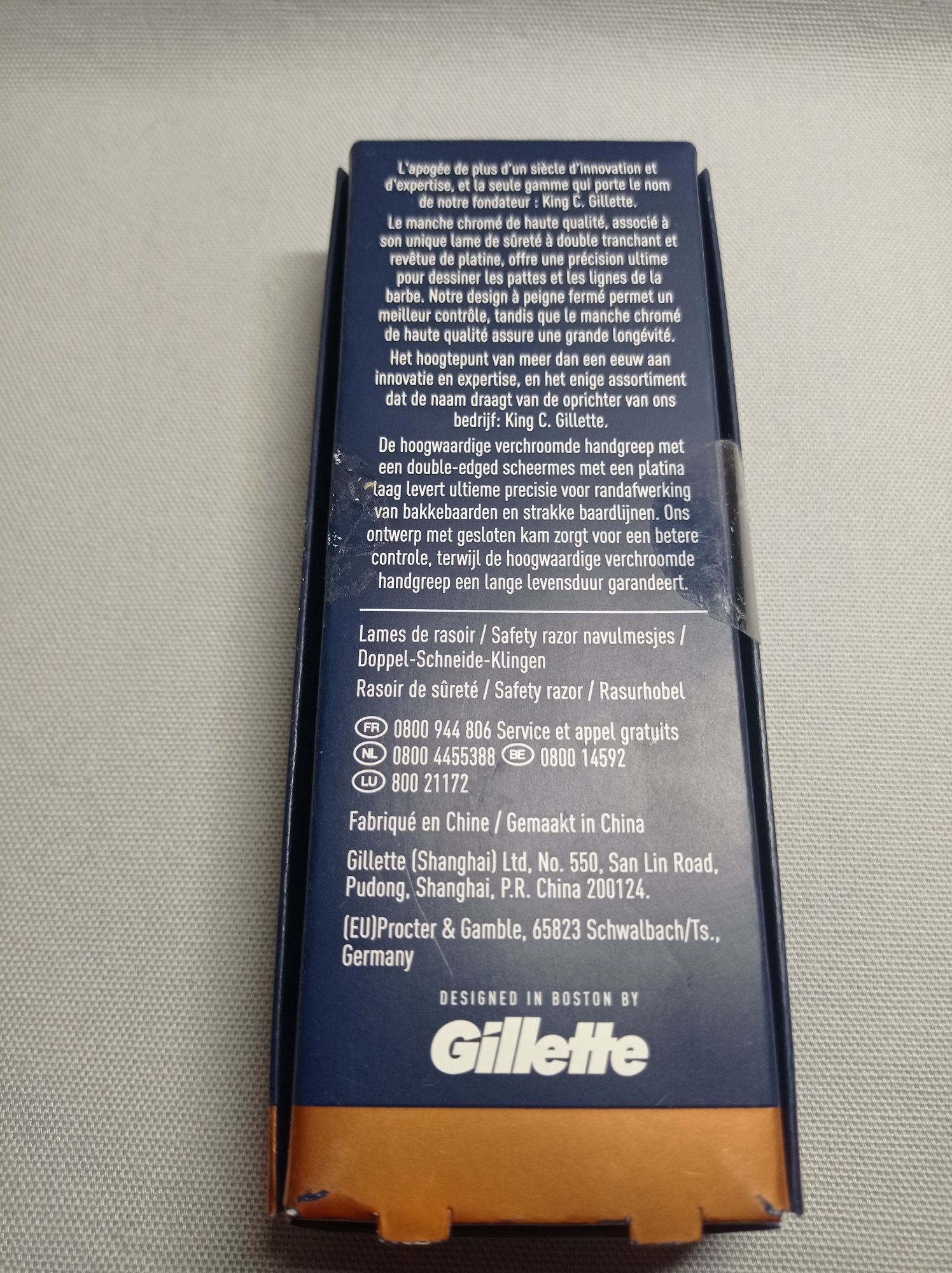 King C Gillette  nowa tradycyjna maszynka do golenia
