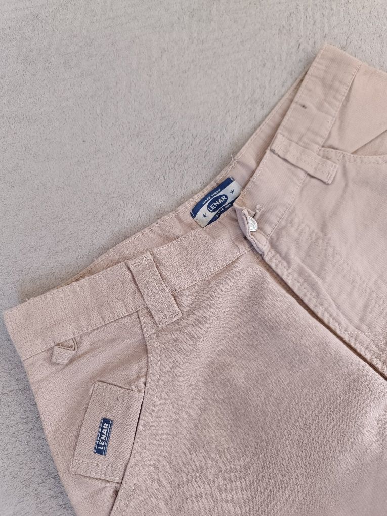 Lenar jorts beżowe, stary model ale jak nowe