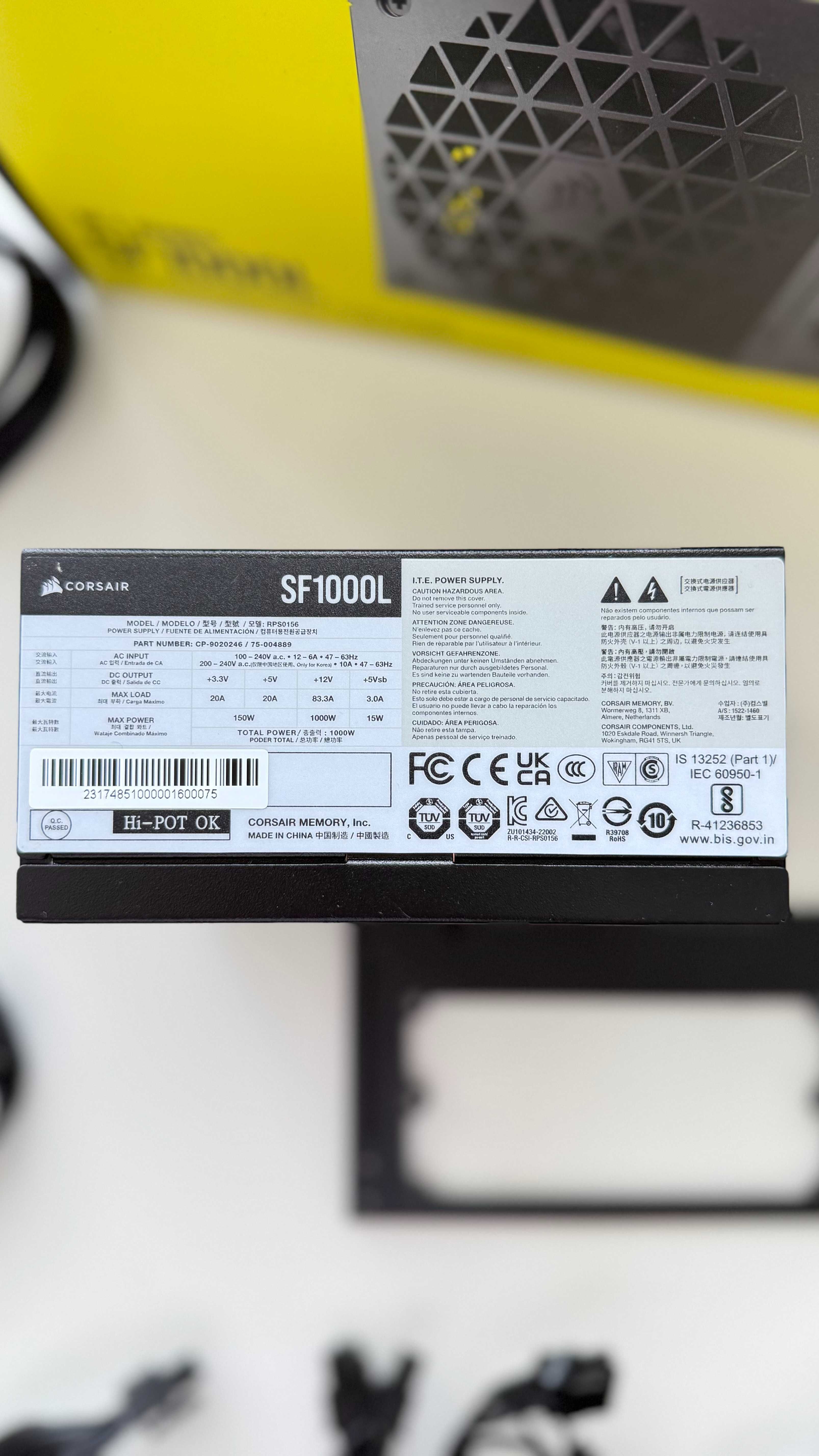 Corsair SF1000L Fully Modular SFX