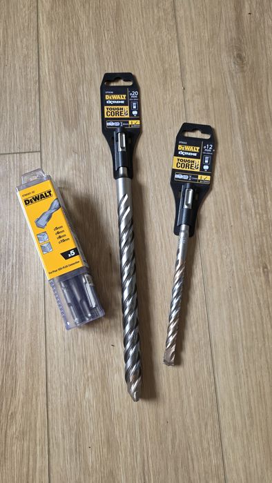 Zestaw wierteł Dewalt SDS+ do betonu, nowe