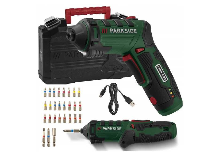 Акумуляторний шуруповерт PARKSIDE