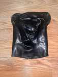 900B/ Teatr Bal kostium maska miś misiek M latex 0.6 mm czarna lateks