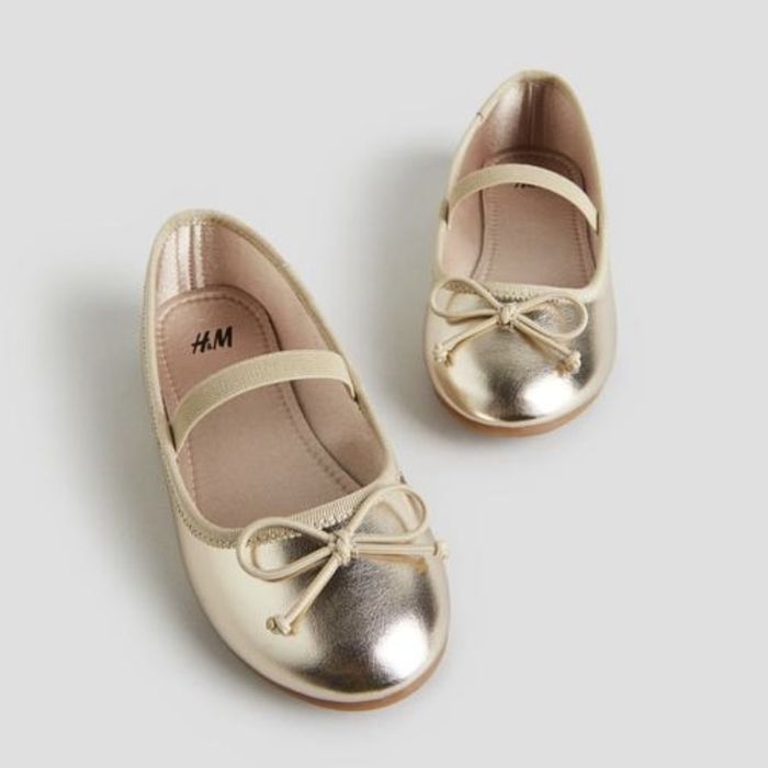 Дитячі балетки святкові h&m hm для дівчинки 25 розмір