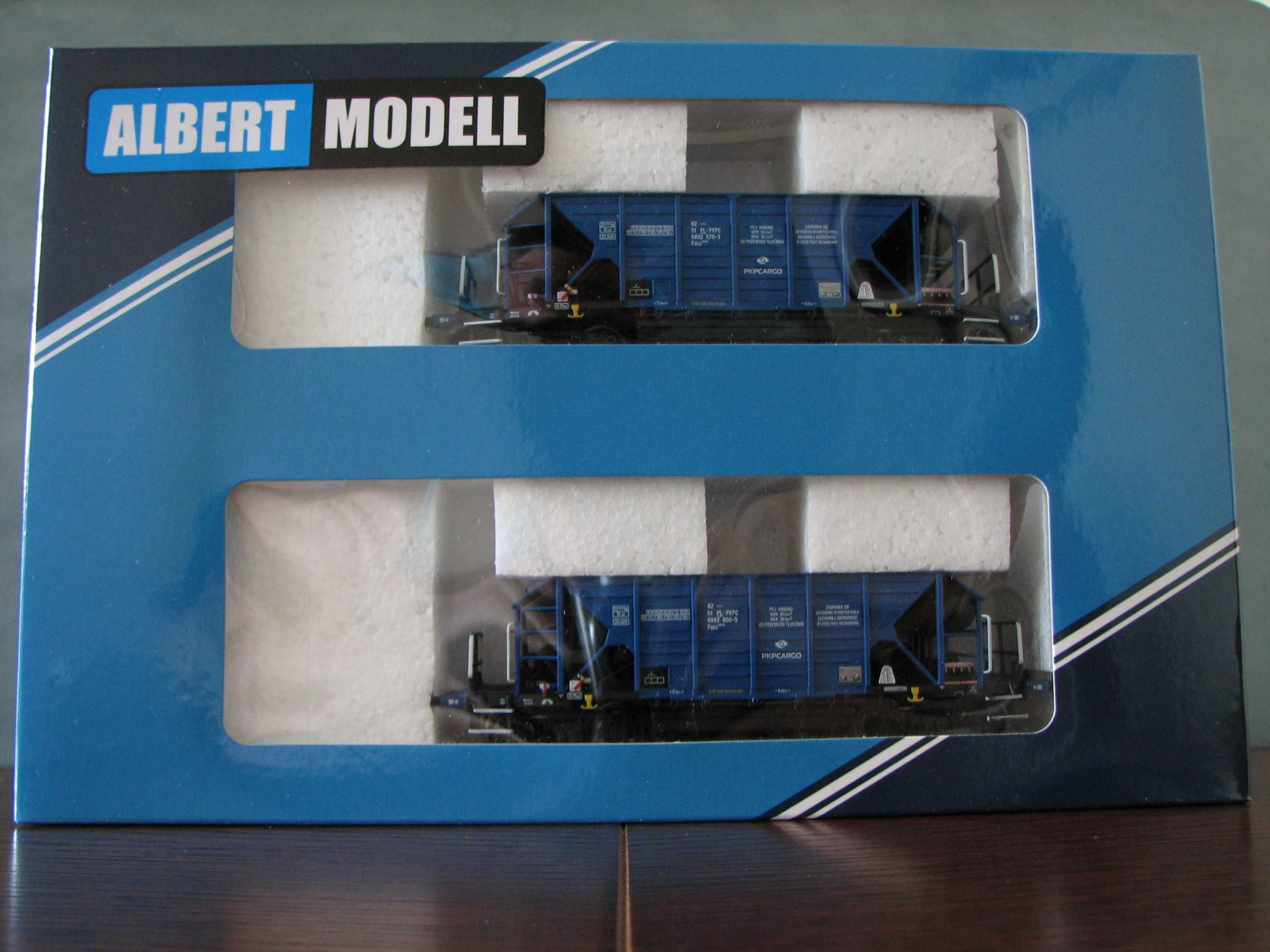 ALBERT MODELL zestaw2 wagonów samowyładowawczych PKP Cargo PKP kolejka