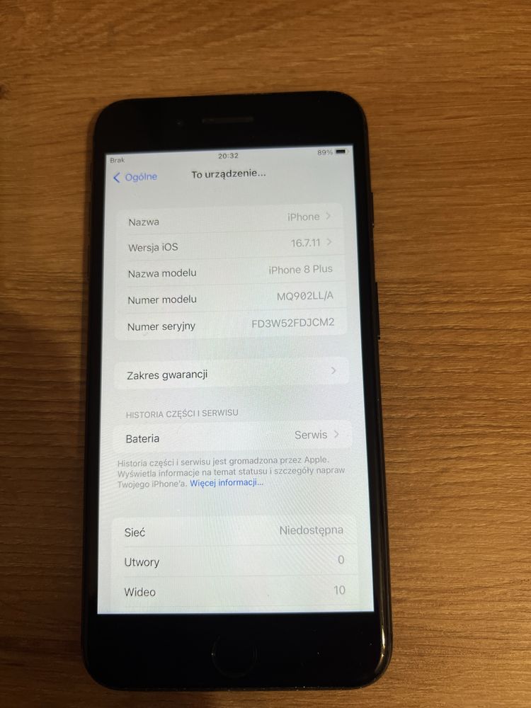 Iphone 8 Plus space grey