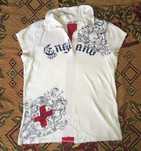 Podkoszulek Tshirt New Look England biała czerwony krzyż XXL unisex