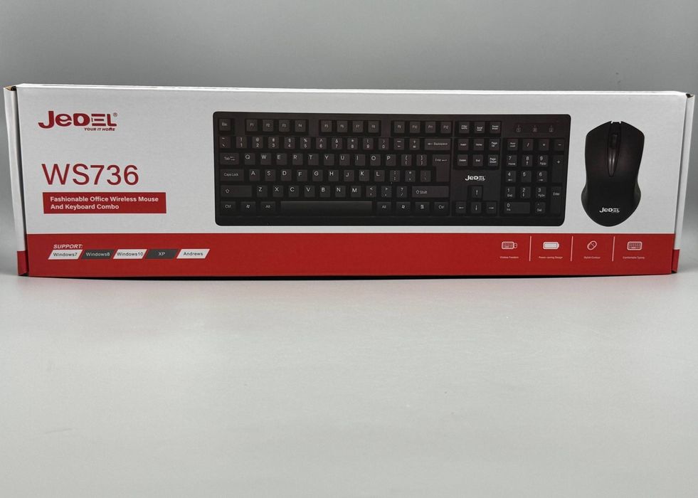 Комплект JEDEL WS736 Клавіатура + Миша бездротова