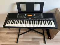 Keyboard Yamaha PSR-E363 ze statywem. Stan idealny.