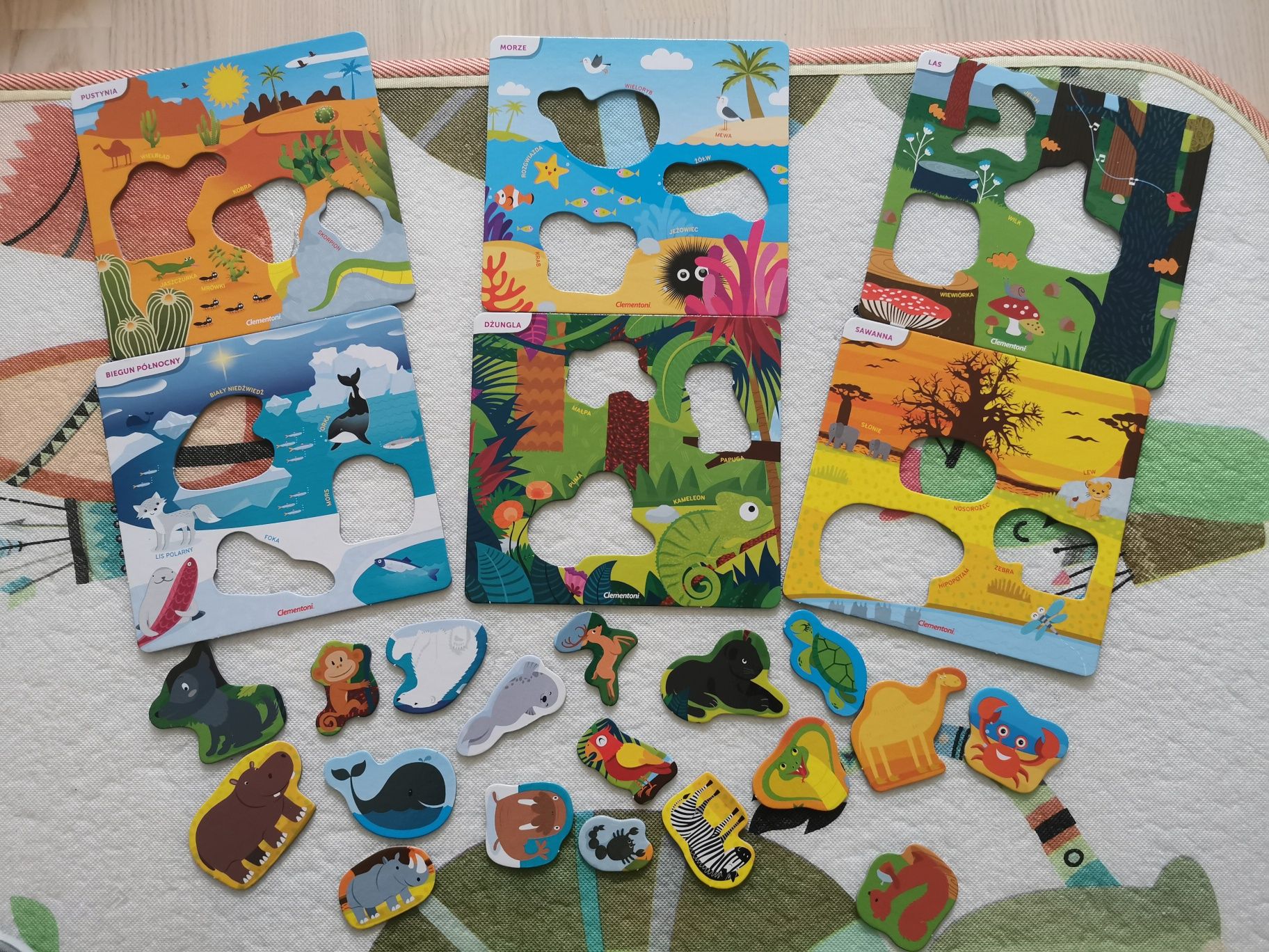 Puzle Puzzle Clementoni Gdzie mieszkają