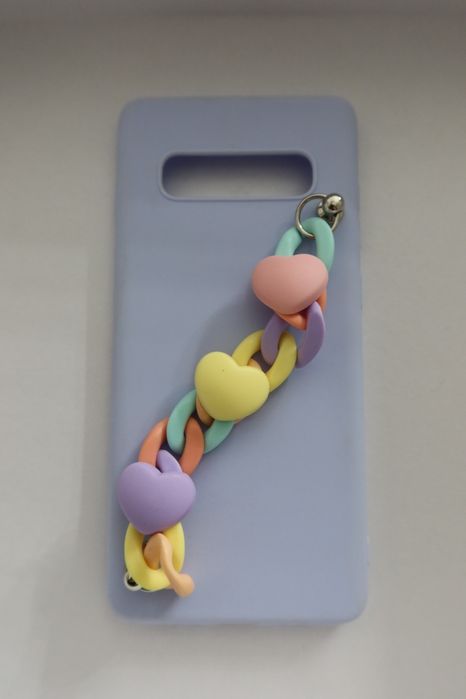 Чохол Chained Heart з підвісним ланцюжком для Samsung Galaxy S10+