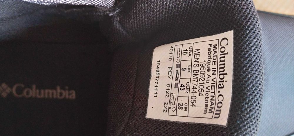 Buty jesienno-zimowe męskie Columbia