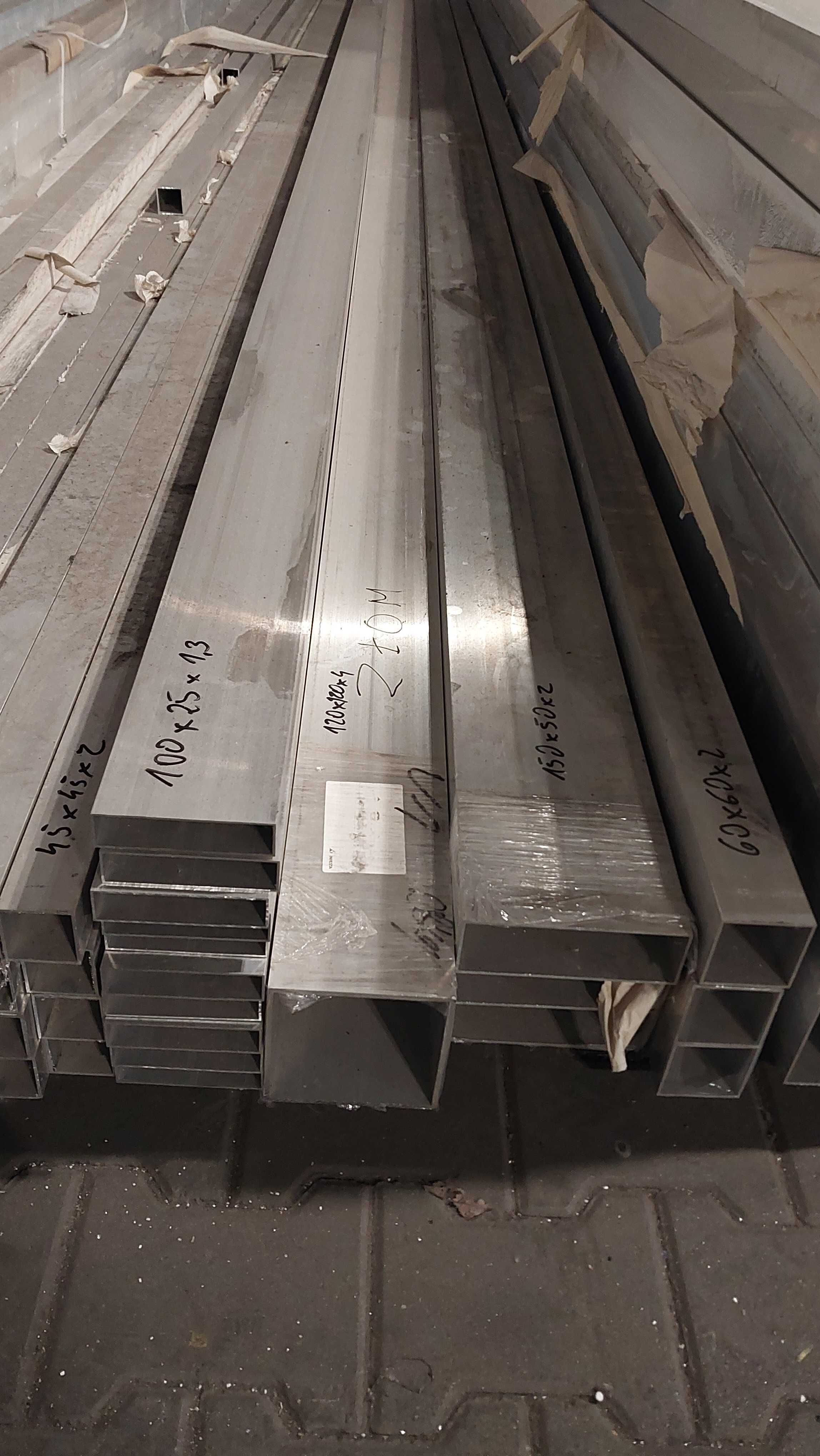 Profil aluminiowy, aluminium 100x25x1,3mm gat.6060/ PA38, Bytom