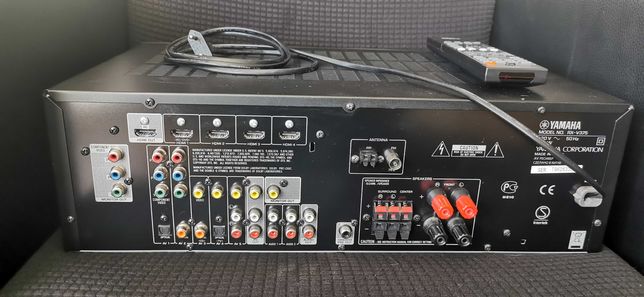 Amplificador Yamaha Rx-V375 e Woofer BOSE