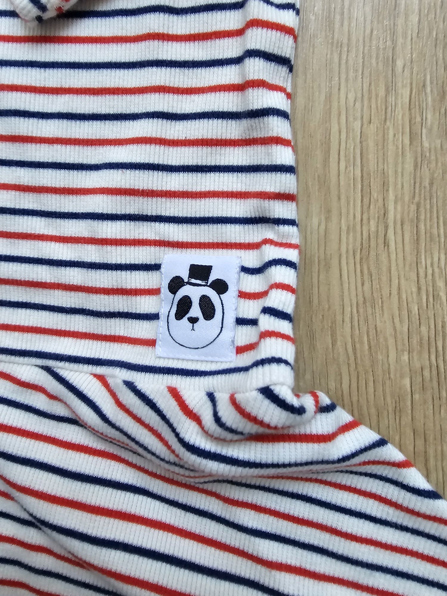 Mini rodini sukienka nowa, panda paski r. 104