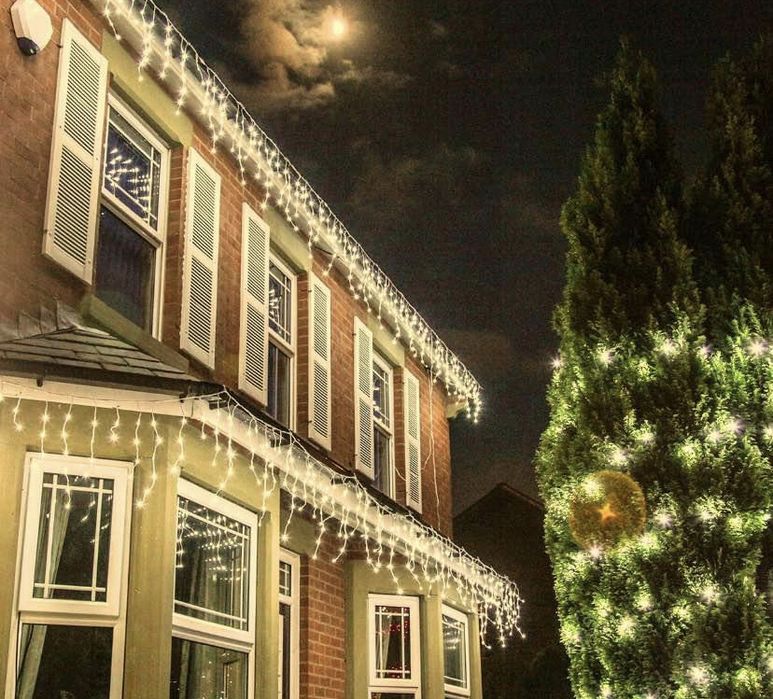 Sople lampki choinkowe zewnętrzne 500 LED