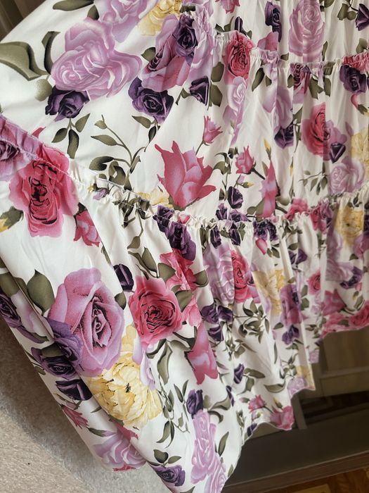 Сарафан сукня літня плаття для літа в квітах великого розміру