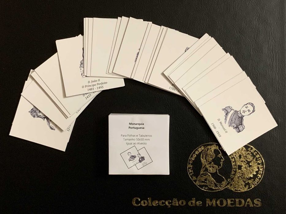Conjunto Figuras Monarquia Portuguesa - 50x50 mm - Versão 1