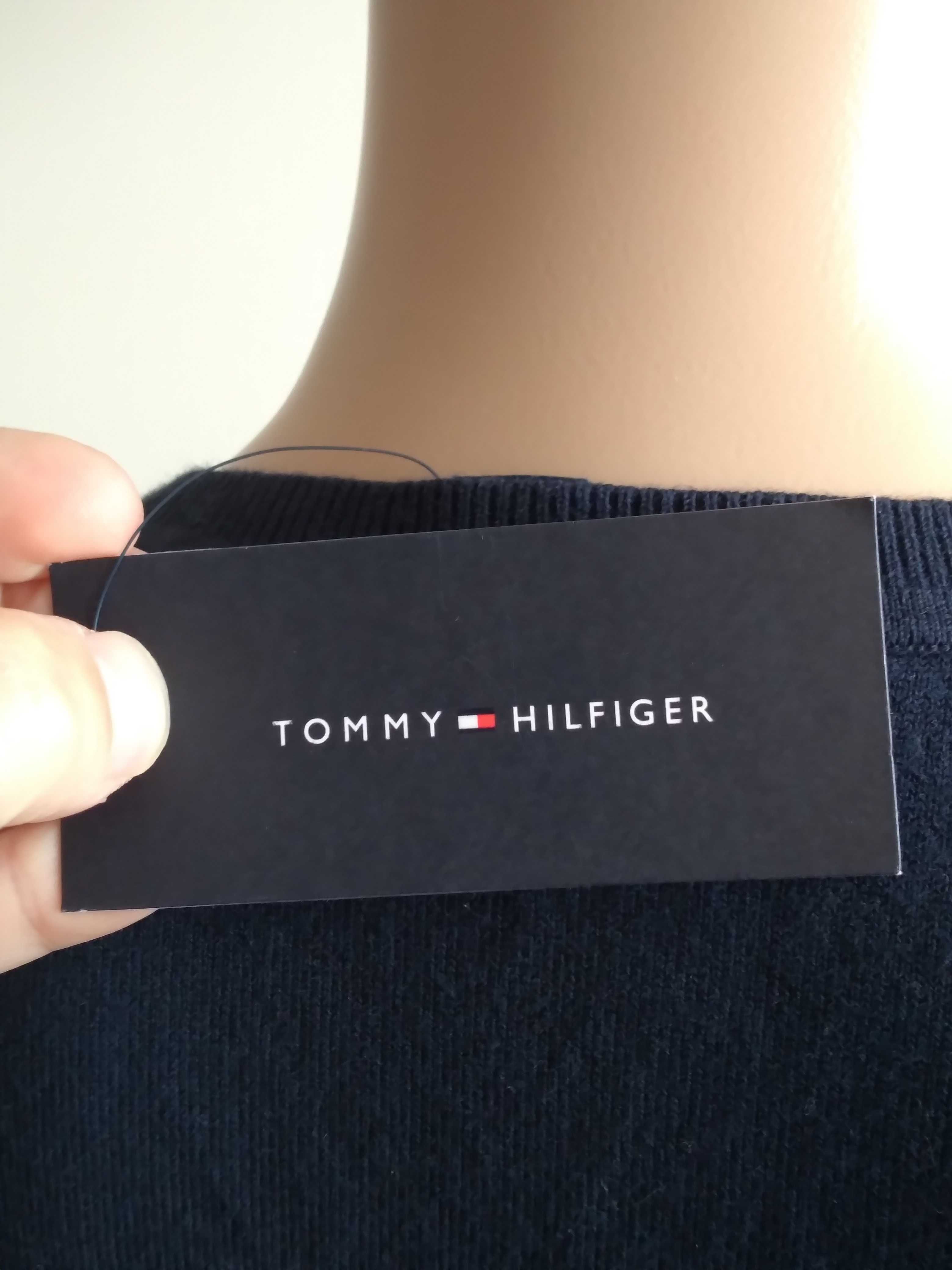 Sweter damski Tommy Hilfiger S granatowy