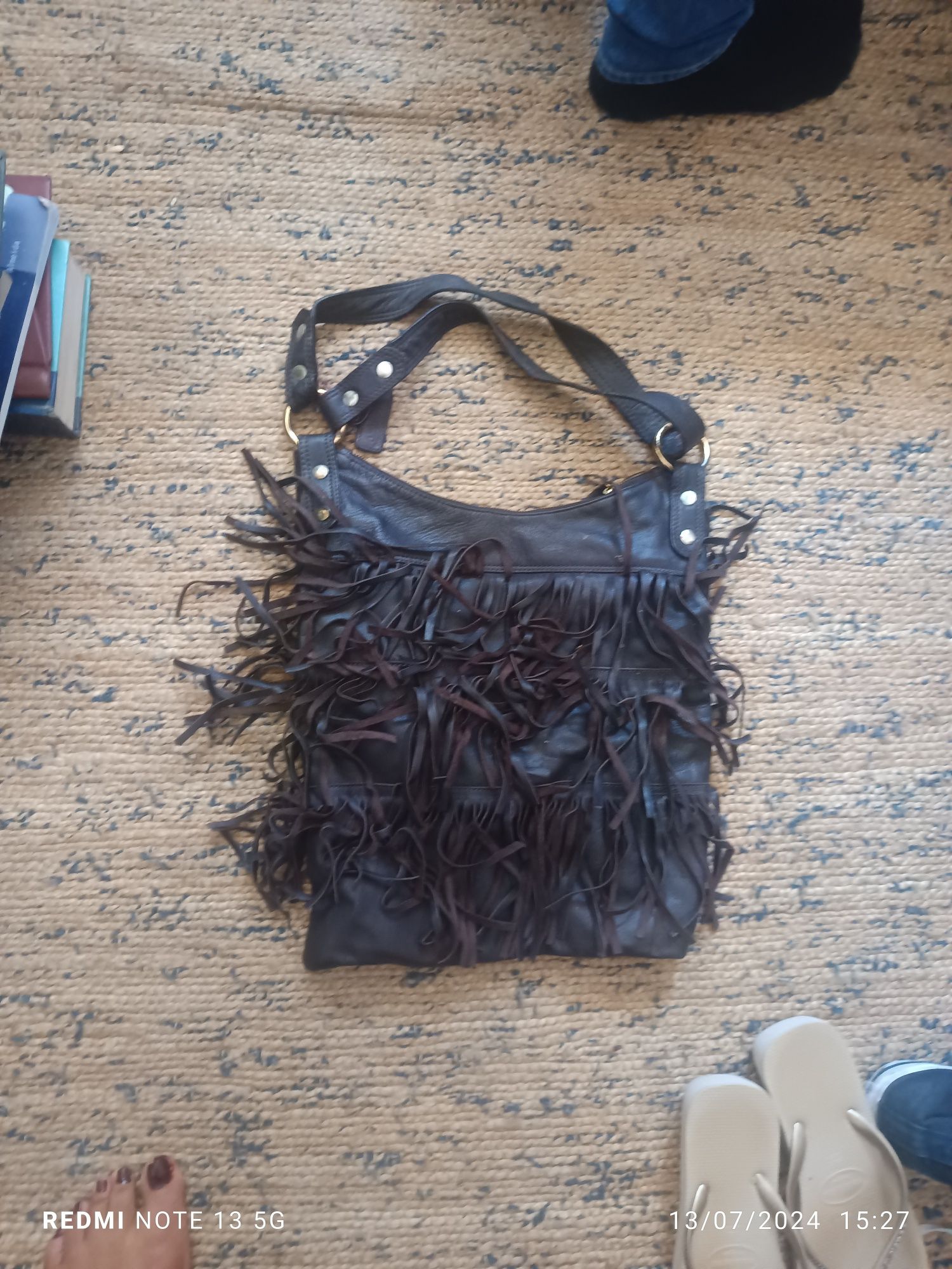 Mala Zara em pele caetanha