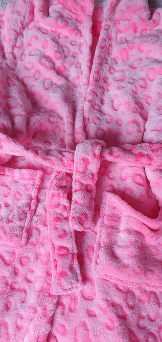 Robe polar rosa quentinho