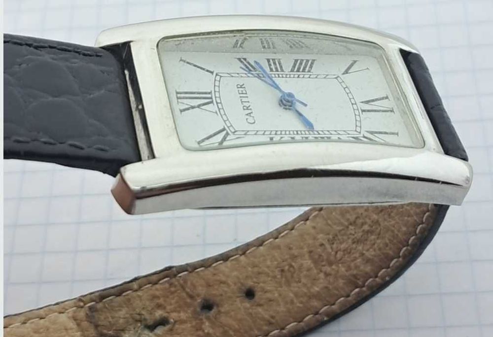 Шикарний вінтажний чоловічий годинник Cartier