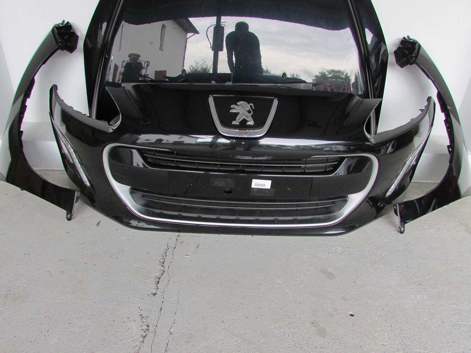 Zderzak przedni przód maska pas błotnik peugeot 308 lift