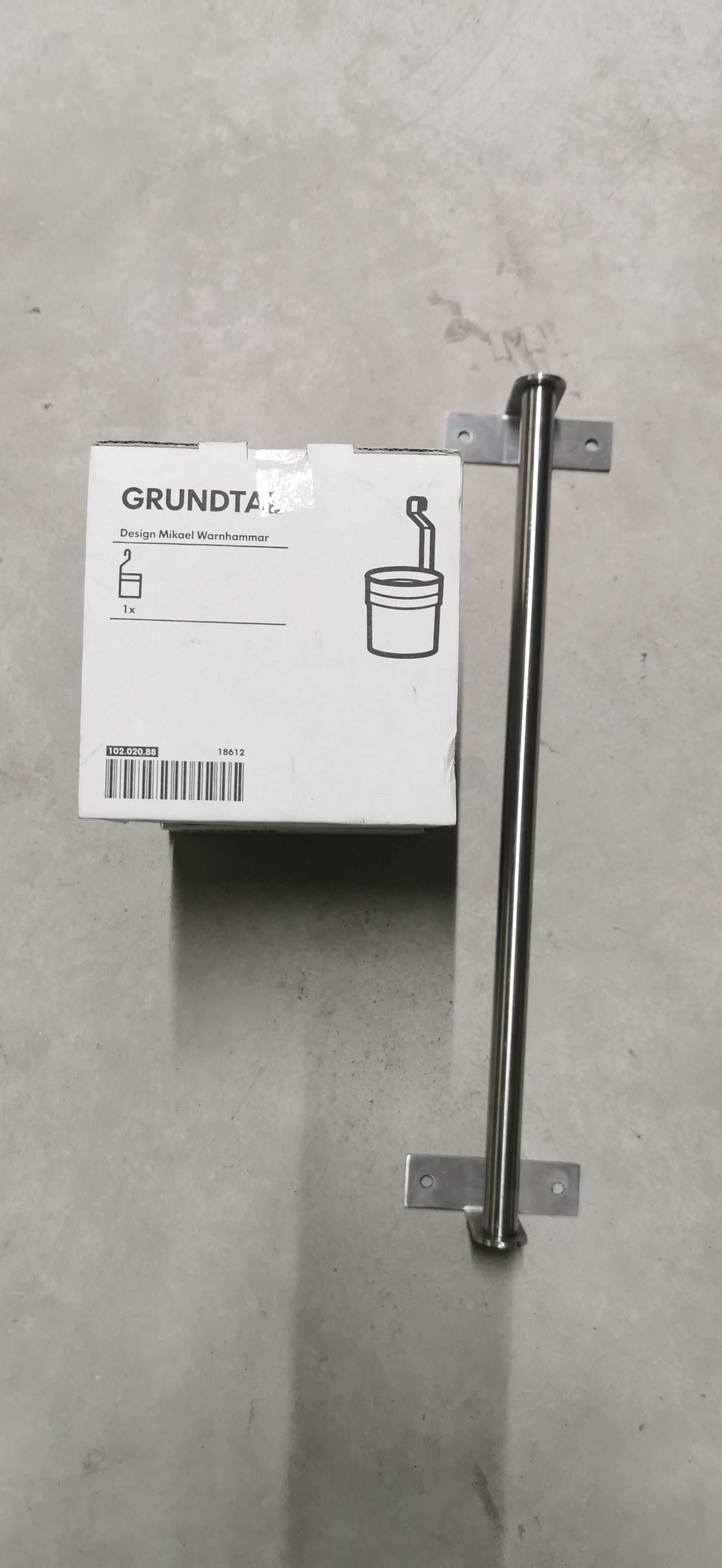 Ikea Pojemnik Na Sztućce Grundtal plus drążek/ reling komplet. Nowe.