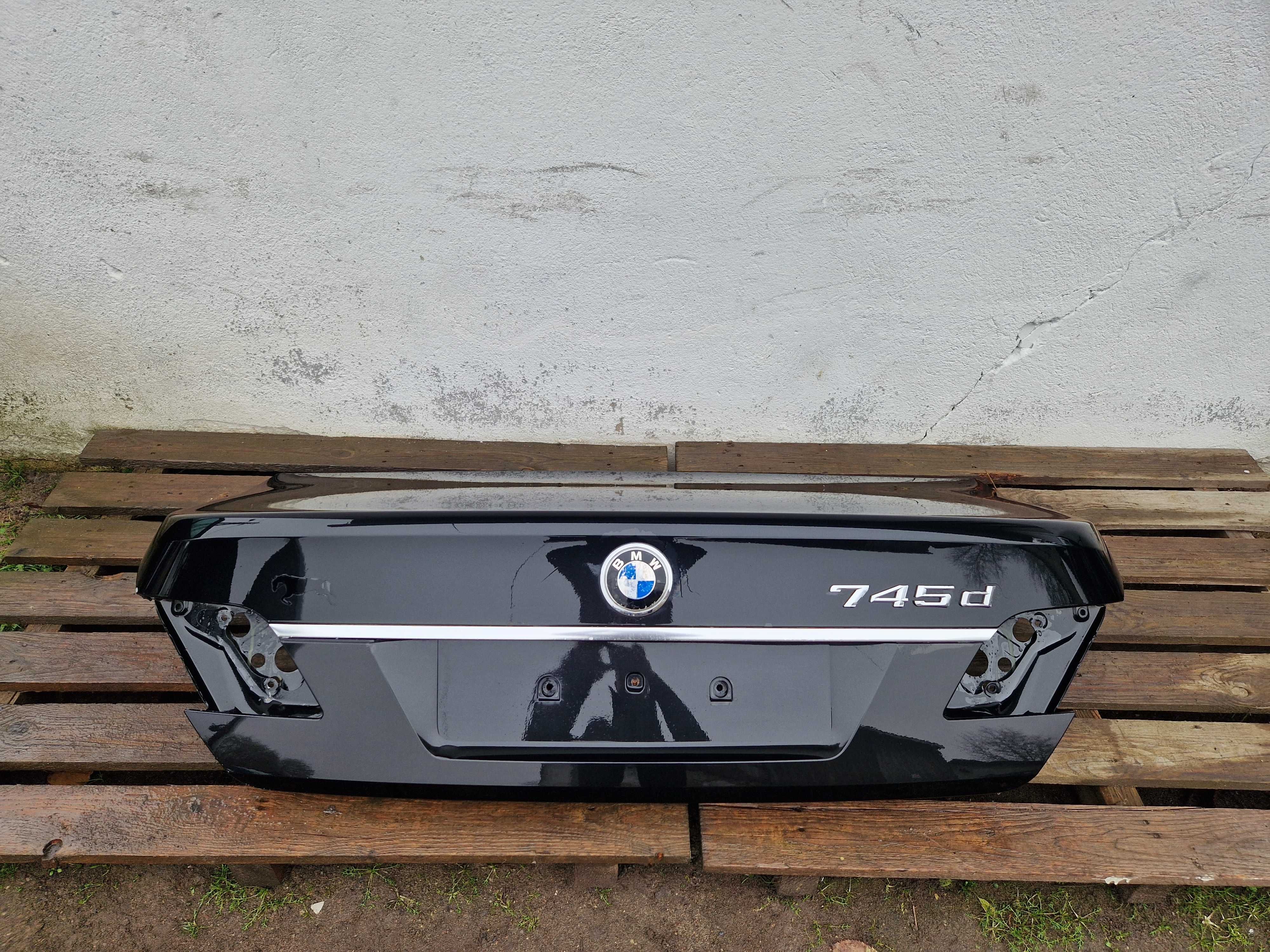 Tylna Tył Klapa bagażnika BMW 7 E65 LIFT CZARNA