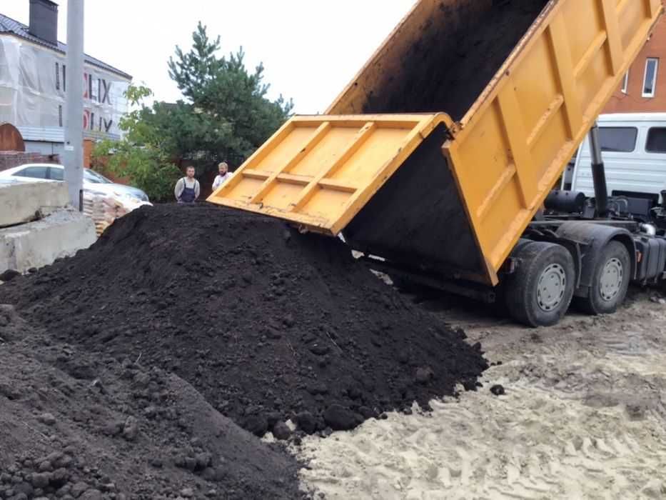 Чернозем с доставкой, столбики виноградные. Навоз, перегной. Зил КАМАЗ