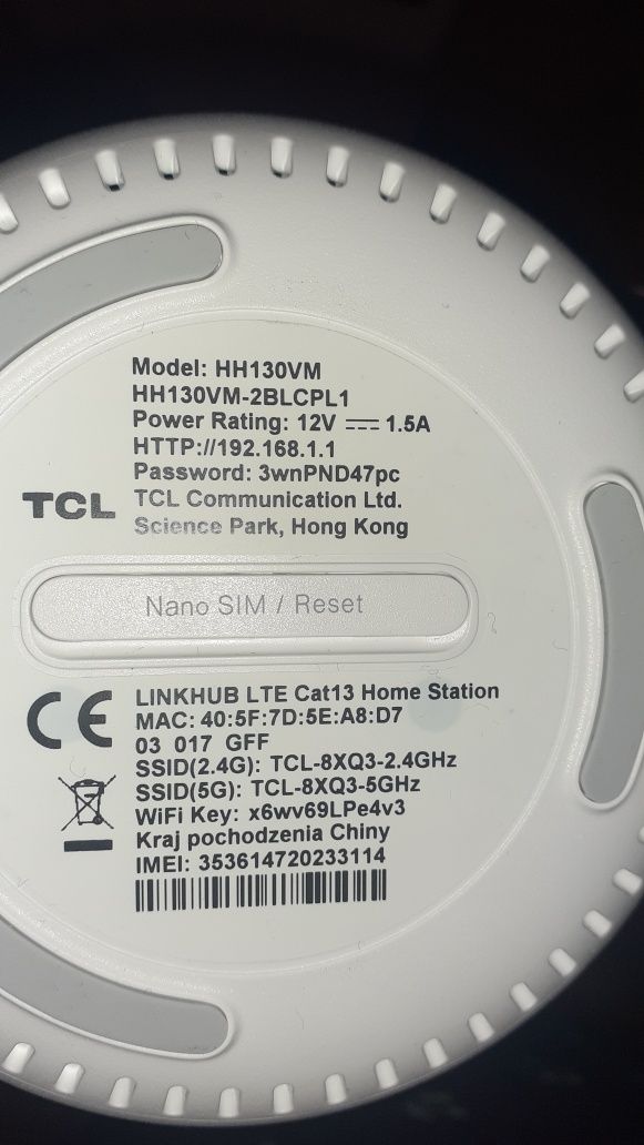 Router WIFI TCL Linkhub Cat13 Home Station