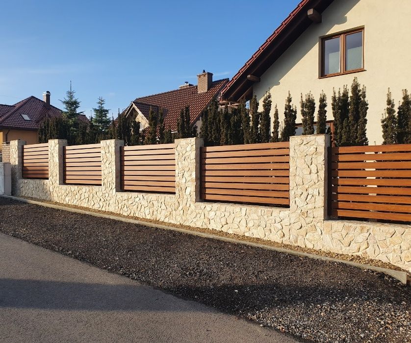 Przęsło ogrodzeniowe aluminiowe panel ogrodzenie płot palisada alu hit