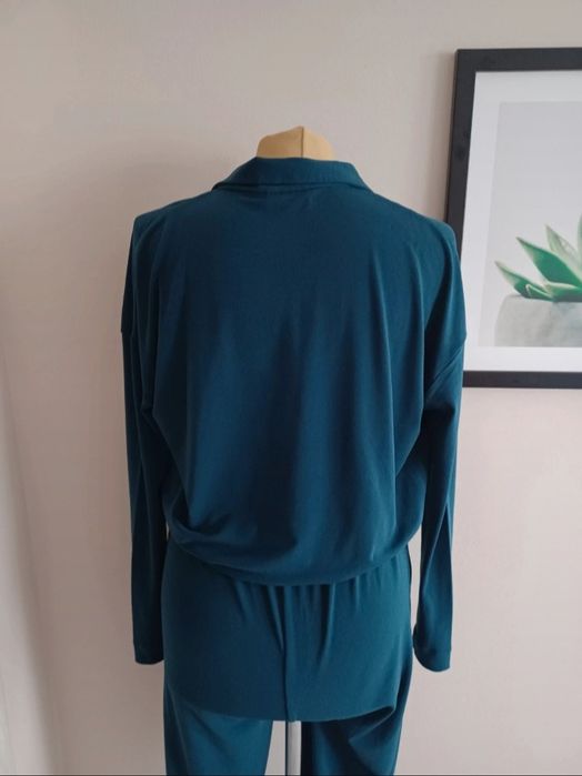 Elegancki kombinezon damski S turkusowy By Marlene Birger