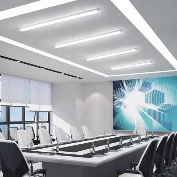 Lampa LED 120W 120cm Natynkowa Świetlówka do Garażu, Warsztatu
