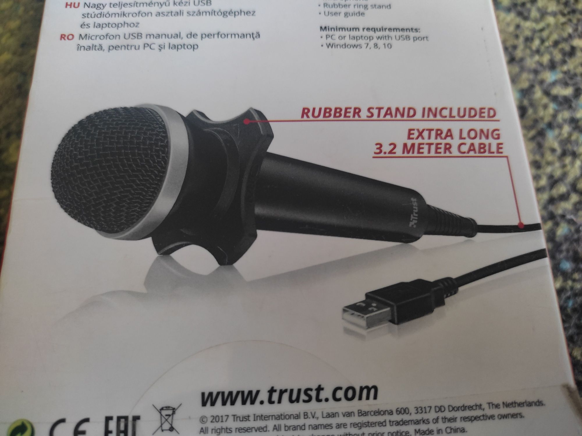 Mikrofon Trust USB nowy
