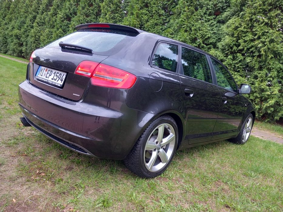 Audi A3 LIFT Quattro Sportback Orginał S-line 160ps 6b Klimatronik Alu